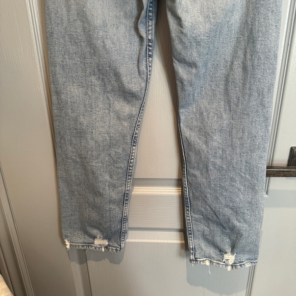 MOTHER Superior The Tomcat Jeans The  Confession Size 25 Light Wash High Rise - Picture 7 of 16